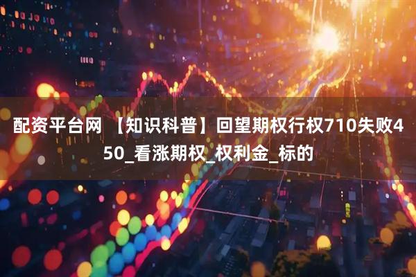 配资平台网 【知识科普】回望期权行权710失败450_看涨期权_权利金_标的